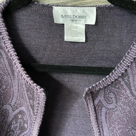 Purple Mock Neck Long Sleeve Sheath Dress for Cocktail Events - Picture 6 of 10